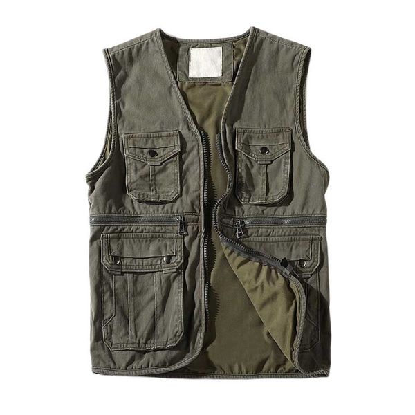 jackets premium quality trendy men casual military style camouflage outdoor multi pocket v-neck vest loose baggy waistcoat, Black;brown
jackets premium quality trendy men casual military style camouflage outdoor multi pocket v-neck vest loose baggy waistcoat, Black;brown