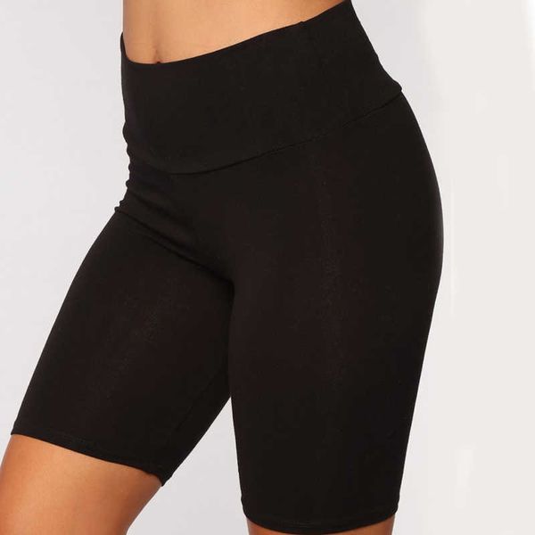 women thin fitness short pants casual ladies slim pants high-waist summer bottom knee-length black shorts bodycon streetwear 210611, White;black
women thin fitness short pants casual ladies slim pants high-waist summer bottom knee-length black shorts bodycon streetwear 210611, White;black