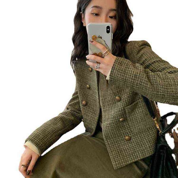 ren xiaoyi, xiaoxiangfeng, tweed coat, small autumn clothes, 2021 female french short coat, Black;brown
ren xiaoyi, xiaoxiangfeng, tweed coat, small autumn clothes, 2021 female french short coat, Black;brown