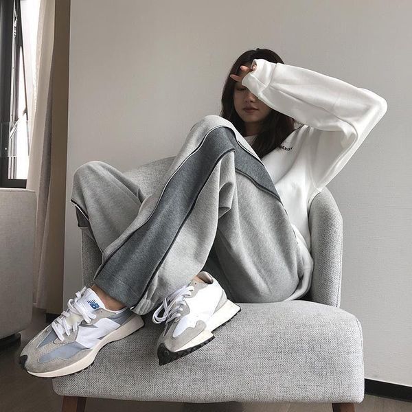 women's pants & capris spring autumn vintage patchwork joggers sweatpants harajuku woman trousers elastics high waist solid, Black;white
women's pants & capris spring autumn vintage patchwork joggers sweatpants harajuku woman trousers elastics high waist solid, Black;white