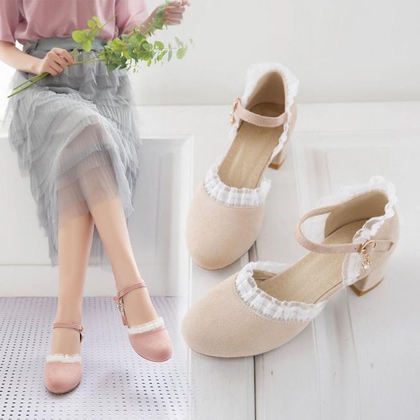 dress shoes mid heels women mary janes heel spring footwear summer party wedding women's pumps big size 31-43, Black
dress shoes mid heels women mary janes heel spring footwear summer party wedding women's pumps big size 31-43, Black