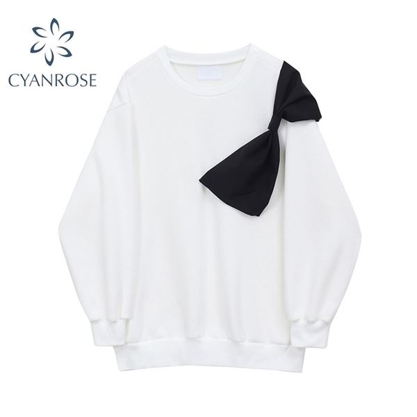 autumn women fashion long sleeve hoodie sweatshirt oversized bow harajuku jumper hooded pullover casual loose coat girls 210515, Black
autumn women fashion long sleeve hoodie sweatshirt oversized bow harajuku jumper hooded pullover casual loose coat girls 210515, Black