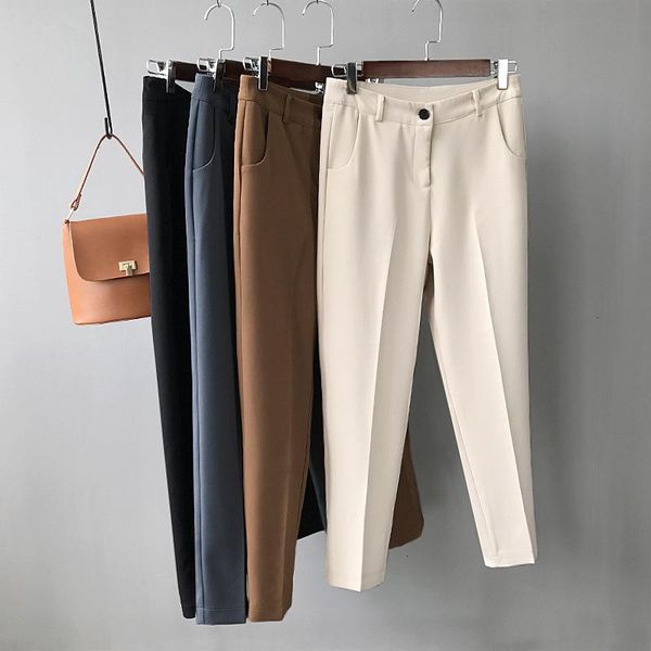 women's pants & capris women gray black straight casual harem office lady business suits work wear elegant formal trousers for, Black;white
women's pants & capris women gray black straight casual harem office lady business suits work wear elegant formal trousers for, Black;white