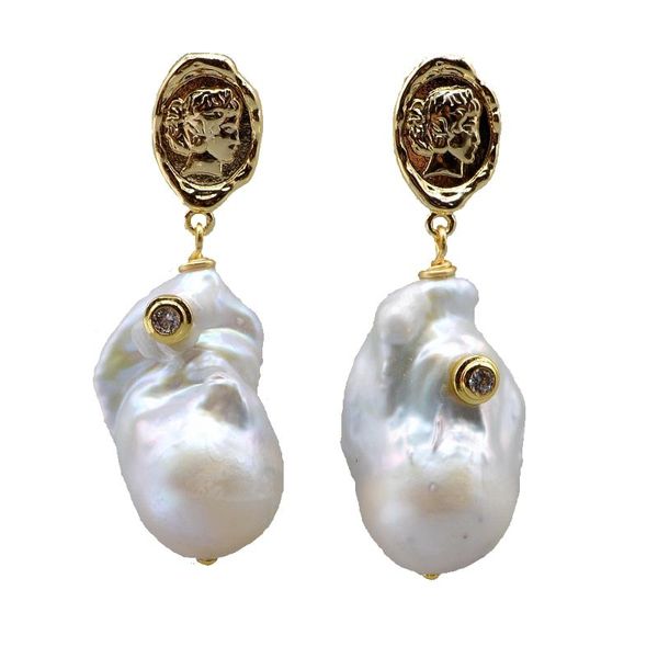 dangle & chandelier baroque pendant earrings, natural irregular pearls, bohemian style, 18k gold-plated jewelry, ladies gifts, Silver
dangle & chandelier baroque pendant earrings, natural irregular pearls, bohemian style, 18k gold-plated jewelry, ladies gifts, Silver