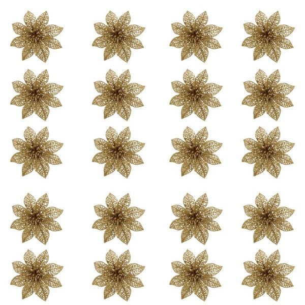 christmas decorations 20pcs poinsettia glitter festival holiday shiny ornament
christmas decorations 20pcs poinsettia glitter festival holiday shiny ornament