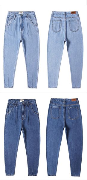 women's jeans 2021 high-waist mom boyfriend straight-leg femme 100% cotton loose retro, Blue
women's jeans 2021 high-waist mom boyfriend straight-leg femme 100% cotton loose retro, Blue