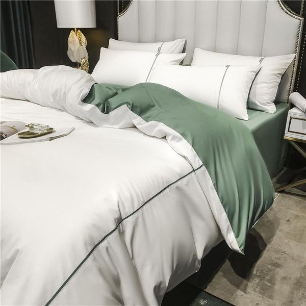 bedding sets pure color two-piece cotton four-piece set, 60 double-sided usable light luxury el style bedclothes
bedding sets pure color two-piece cotton four-piece set, 60 double-sided usable light luxury el style bedclothes