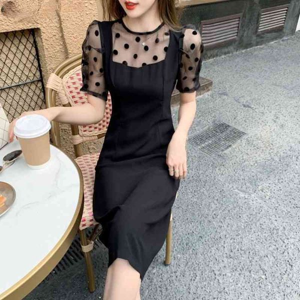 casual dresses women mesh for summer vintage polka dot short puff sleeve black party dress office lady fake two piece vestido x8ry, Black;gray
casual dresses women mesh for summer vintage polka dot short puff sleeve black party dress office lady fake two piece vestido x8ry, Black;gray