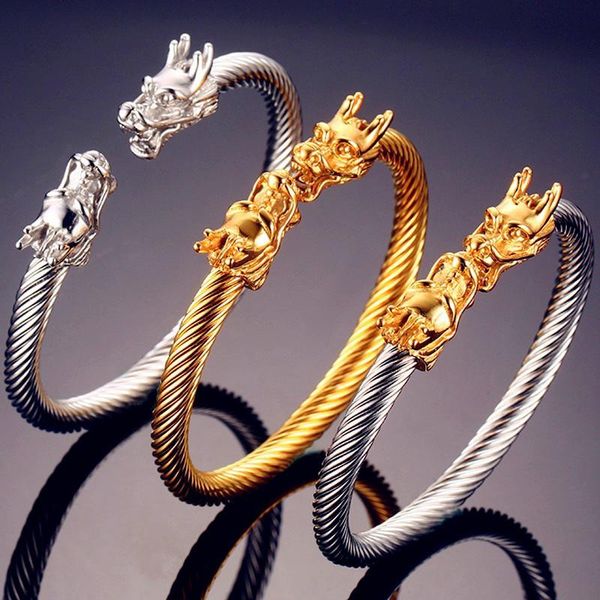 bangle cable wire stainless steel dragon bracelet black jewelry fashion viking men wristband cuff women
bangle cable wire stainless steel dragon bracelet black jewelry fashion viking men wristband cuff women