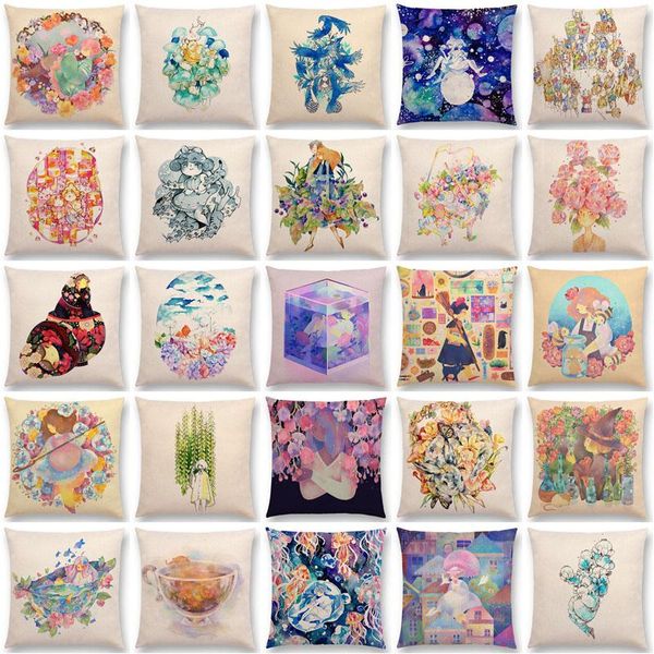 arrival watercolor cute cartoon lovely girls beautiful flowers linen cushion cover home decor car sofa throw pillow case cushion/decorative
arrival watercolor cute cartoon lovely girls beautiful flowers linen cushion cover home decor car sofa throw pillow case cushion/decorative