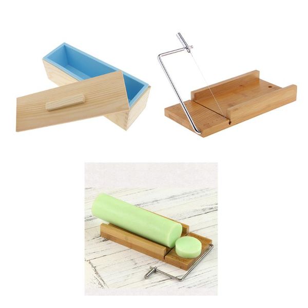 craft tools 2 pieces/set soap cutters mold cutting tool with wire slicer + 1200ml silicone loaf mould wood box
craft tools 2 pieces/set soap cutters mold cutting tool with wire slicer + 1200ml silicone loaf mould wood box