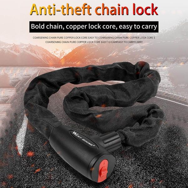 bike locks bicycle lock mtb road safety anti-theft chain with 2 keys steel motorbike padlock outdoor cycling accessories
bike locks bicycle lock mtb road safety anti-theft chain with 2 keys steel motorbike padlock outdoor cycling accessories