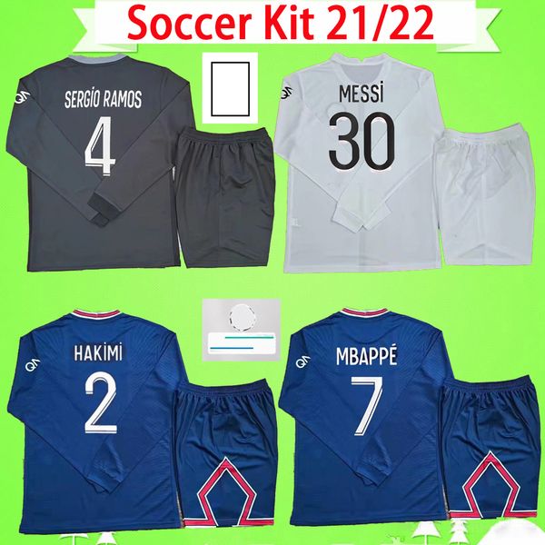long sleeve kit with shorts paris #30 messi soccer jerseys man sets full 2021 2022 mbappe sergio ramos mens suit football shirts 21 22 di ma, Black
long sleeve kit with shorts paris #30 messi soccer jerseys man sets full 2021 2022 mbappe sergio ramos mens suit football shirts 21 22 di ma, Black
