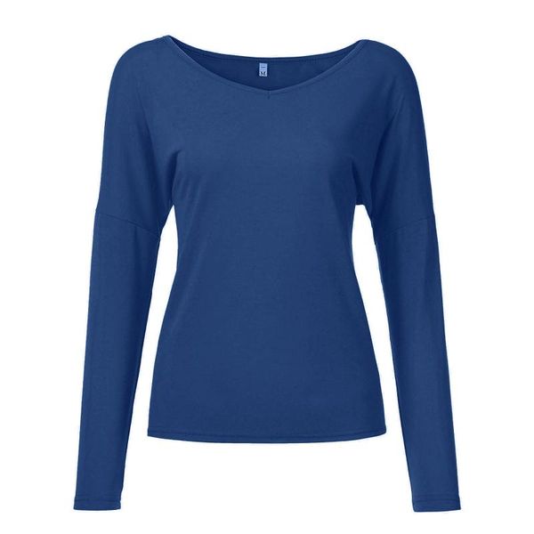woman tshirts fashion v-neck socket solid leisure time blue pullover long sleeves sweater shirts for women fall clothes women's t-shir, White
woman tshirts fashion v-neck socket solid leisure time blue pullover long sleeves sweater shirts for women fall clothes women's t-shir, White