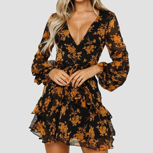 paris girl summer autumn women chiffon dress see through long sleeve floral printed dresses v neck short mini female 210524, Black;gray
paris girl summer autumn women chiffon dress see through long sleeve floral printed dresses v neck short mini female 210524, Black;gray