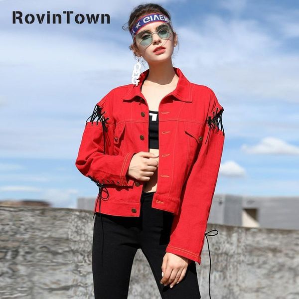 women's jackets spring&autumn casual style red loose fit women long sleeve fold down collar denim jacket 2021 jaket, Black;brown
women's jackets spring&autumn casual style red loose fit women long sleeve fold down collar denim jacket 2021 jaket, Black;brown