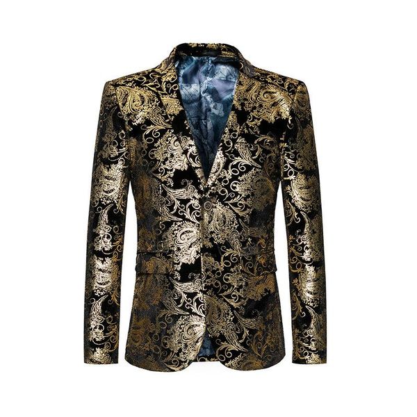 men's tuhao gold leisure suit fashion brand handsome slim show temperament coat suits & blazers, White;black
men's tuhao gold leisure suit fashion brand handsome slim show temperament coat suits & blazers, White;black