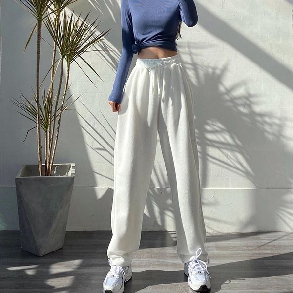 women's pants & capris fashion high waist for women sweatpants 2021 spring loose long trousers solid harem sportswear femme joggers, Black;white
women's pants & capris fashion high waist for women sweatpants 2021 spring loose long trousers solid harem sportswear femme joggers, Black;white