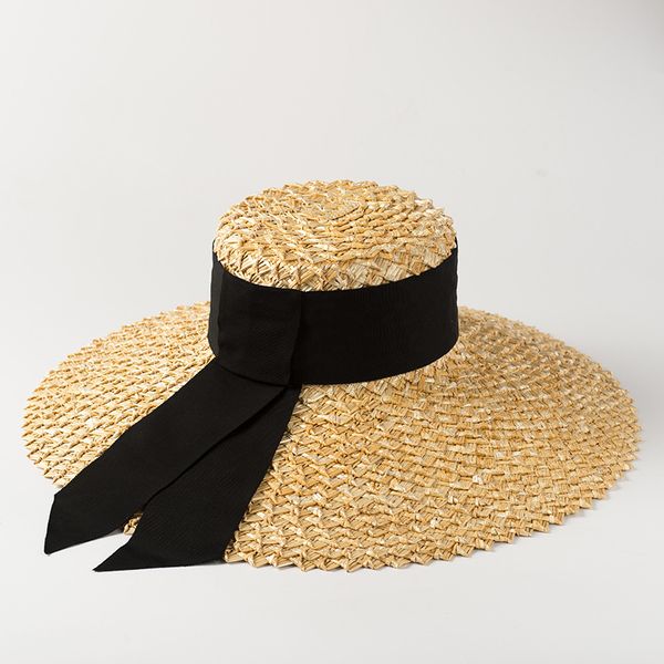 fashion big hat style hand woven lace straw bow ribbon beach travel sun protection flat basin, Blue;gray
fashion big hat style hand woven lace straw bow ribbon beach travel sun protection flat basin, Blue;gray