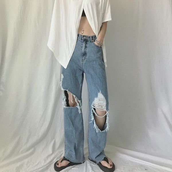 women's jeans high waist hole ripped blue women y2k vintage 90s denim straight pants streetwear hollow boyfriend baggy trousers
women's jeans high waist hole ripped blue women y2k vintage 90s denim straight pants streetwear hollow boyfriend baggy trousers