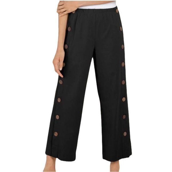 women's pants & capris double breasted pure cotton ankle-length white black blue trouser women clothing, Black;white
women's pants & capris double breasted pure cotton ankle-length white black blue trouser women clothing, Black;white