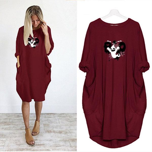 casual dresses long sleeve midi ghost halloween print streetwear party dress sundress loose pocket harajuku vestidos robes femme, Black;gray
casual dresses long sleeve midi ghost halloween print streetwear party dress sundress loose pocket harajuku vestidos robes femme, Black;gray