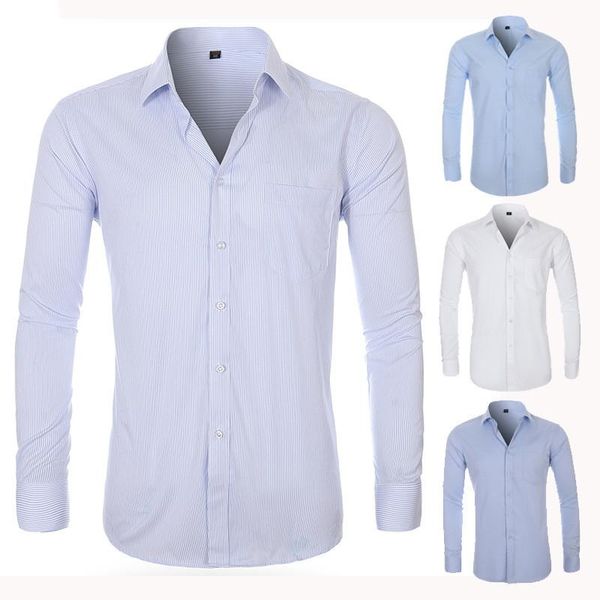 men's dress shirts quality men shirt long sleeve twill solid business office casual slim fit man cotton, White;black
men's dress shirts quality men shirt long sleeve twill solid business office casual slim fit man cotton, White;black