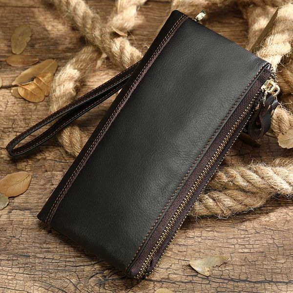 wallets 2021 genuine leather men's wallet long purse coin case passport cover for vintage coffee mens holder, Red;black
wallets 2021 genuine leather men's wallet long purse coin case passport cover for vintage coffee mens holder, Red;black