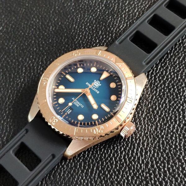200m diver bronze watch automat mechan super luminous automatic mechanical watches men cusn8 dive man wristwatches, Slivery;brown
200m diver bronze watch automat mechan super luminous automatic mechanical watches men cusn8 dive man wristwatches, Slivery;brown