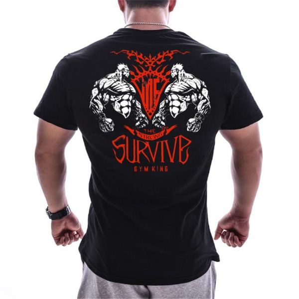 men's t-shirts men casual print short sleeve black t shirt summer gyms fitness workout cotton t-shirt male brand tee bodybuilding clot, White;black
men's t-shirts men casual print short sleeve black t shirt summer gyms fitness workout cotton t-shirt male brand tee bodybuilding clot, White;black