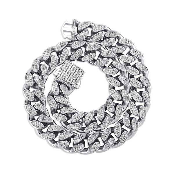 luxury design 18mm heavy cuban link chain necklace iced out cubic zirconia hip hop gold chains for men, Silver
luxury design 18mm heavy cuban link chain necklace iced out cubic zirconia hip hop gold chains for men, Silver