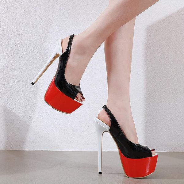 slingback sandal shoes woman heels party wedding sandals women pumps red high heel lja975, Black
slingback sandal shoes woman heels party wedding sandals women pumps red high heel lja975, Black