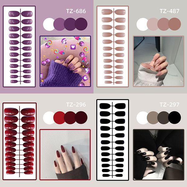 stylist diy hand decorated nail long round bright face solid color nail patch 24 finished fake s wear enhancement tools, Red;gold
stylist diy hand decorated nail long round bright face solid color nail patch 24 finished fake s wear enhancement tools, Red;gold