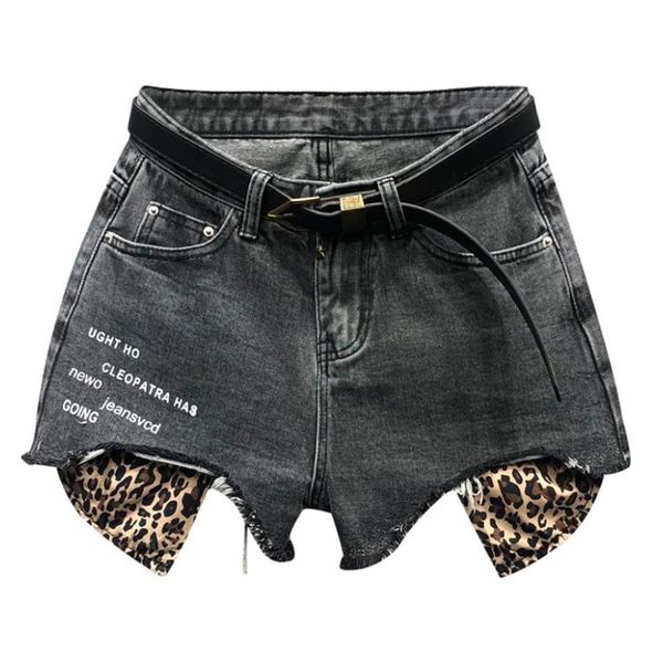 women's shorts est women fashion wide leg ripped lepoard patchwork denim tassel strreetwears female j3205 e5sw, White;black
women's shorts est women fashion wide leg ripped lepoard patchwork denim tassel strreetwears female j3205 e5sw, White;black