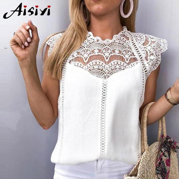 women blouses summer 2021 womens lace patchwork black sleeveless solid shirt white blouse casual fashion female women's & shirts
women blouses summer 2021 womens lace patchwork black sleeveless solid shirt white blouse casual fashion female women's & shirts