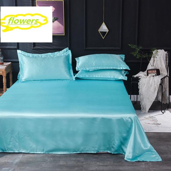 sheets & sets srf 1pcs satin silk light blue bed flat sheet double queen king size bedding linen european style for home decor
sheets & sets srf 1pcs satin silk light blue bed flat sheet double queen king size bedding linen european style for home decor