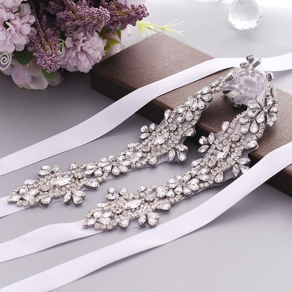 wedding sashes zms463 shiny rhinestone bride belt with multicolor ribbon bachelorette party prom dress accessories woman luxurious sash, White
wedding sashes zms463 shiny rhinestone bride belt with multicolor ribbon bachelorette party prom dress accessories woman luxurious sash, White