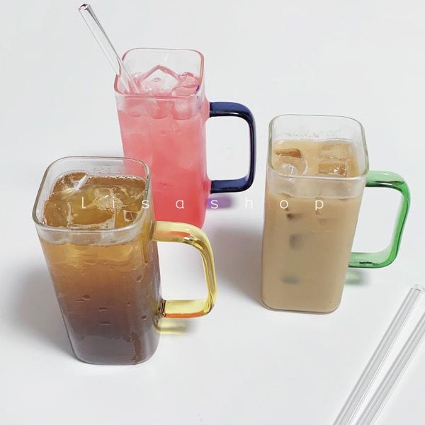 transparent square glass cup creative minimalist geometric colored cups with handle breakfast canecas kitchen bar bl50bl wine glasses
transparent square glass cup creative minimalist geometric colored cups with handle breakfast canecas kitchen bar bl50bl wine glasses