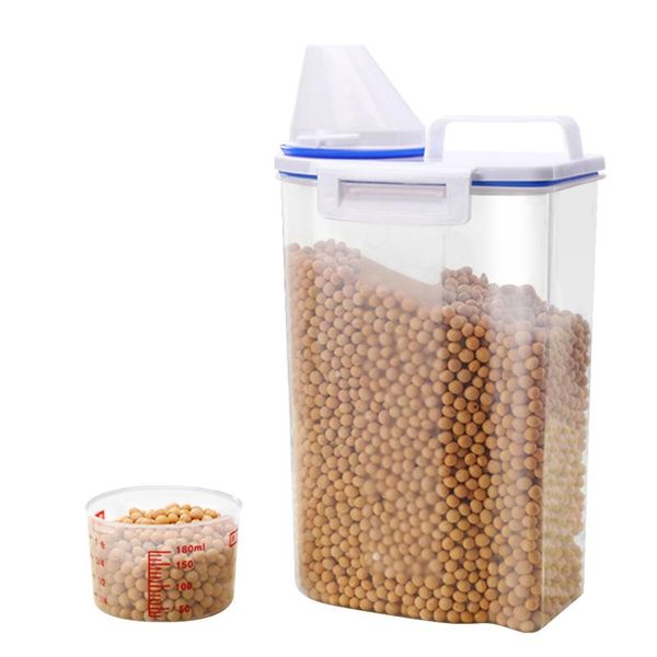 storage bottles & jars kkmoon 2l rice container with measuring cup transparent sealed containers for grain cereal in kitchen
storage bottles & jars kkmoon 2l rice container with measuring cup transparent sealed containers for grain cereal in kitchen