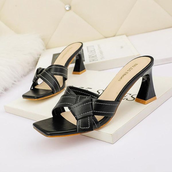 dress shoes 2021 summer slippers women sewing high heels butterfly-knot slides open toe pump strange heel sandals fashion, Black
dress shoes 2021 summer slippers women sewing high heels butterfly-knot slides open toe pump strange heel sandals fashion, Black
