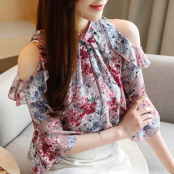 blouses woman ruffles print chiffon blouse shirt women clothes summer blouse women short sleeve off shoulder blusas d08 210602, White
blouses woman ruffles print chiffon blouse shirt women clothes summer blouse women short sleeve off shoulder blusas d08 210602, White
