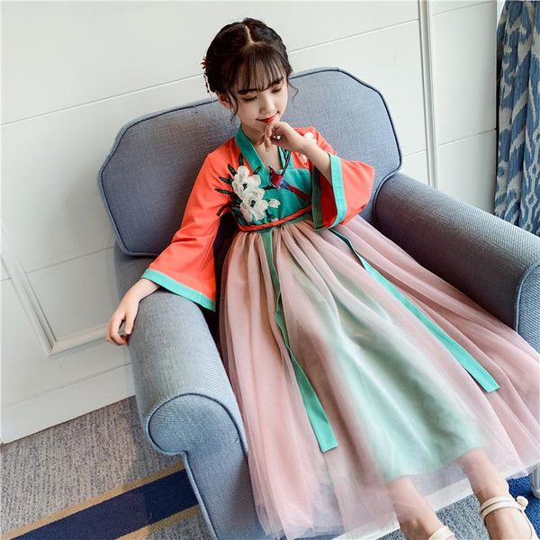 chinese style 2021 spring autumn design girl ancient fairy dress hanfu tang beautiful clan dresses girl's, Red;yellow
chinese style 2021 spring autumn design girl ancient fairy dress hanfu tang beautiful clan dresses girl's, Red;yellow