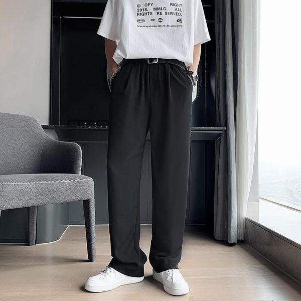 men's pants 2021 summer casual trousers loose straight youth hong kong style drape fashion small, Black
men's pants 2021 summer casual trousers loose straight youth hong kong style drape fashion small, Black