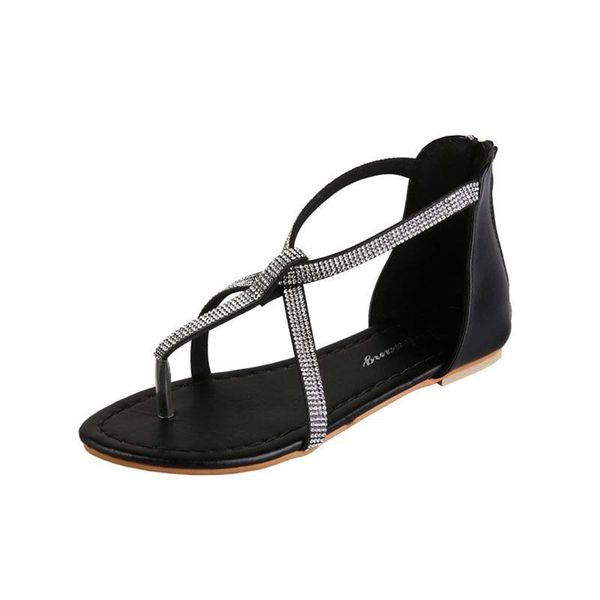 sandals 2021 fashion women's shoes flat flip flops outdoor beach summer comfortable casual buckles, Black
sandals 2021 fashion women's shoes flat flip flops outdoor beach summer comfortable casual buckles, Black