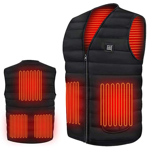 men autumn winter smart heating cotton vests usb infrared electric women outdoor flexible thermal warm jacket item, Black;white
men autumn winter smart heating cotton vests usb infrared electric women outdoor flexible thermal warm jacket item, Black;white