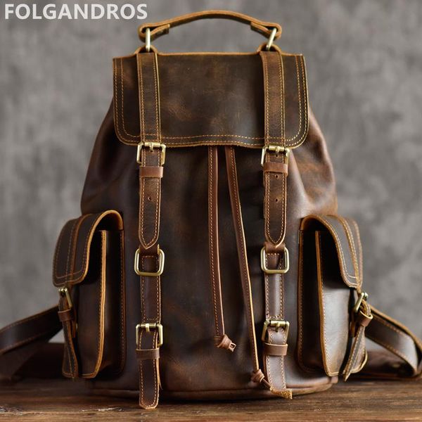 backpack large capacity genuine leather men handmade vintage brand rucksack crazy horse travel daypack mochila hombre
backpack large capacity genuine leather men handmade vintage brand rucksack crazy horse travel daypack mochila hombre