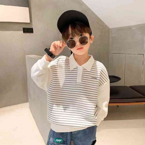 spring autumn striped t-shirt boys clothes long-sleeve t-shirt turn-down collar loose casual fashion wear cool kids tshirts g1209, Blue
spring autumn striped t-shirt boys clothes long-sleeve t-shirt turn-down collar loose casual fashion wear cool kids tshirts g1209, Blue