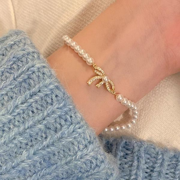 link, chain geometric simple gold color bowknot bracelet set for women charm easy pearl romantic female hollow wrist jewelry gift, Black
link, chain geometric simple gold color bowknot bracelet set for women charm easy pearl romantic female hollow wrist jewelry gift, Black