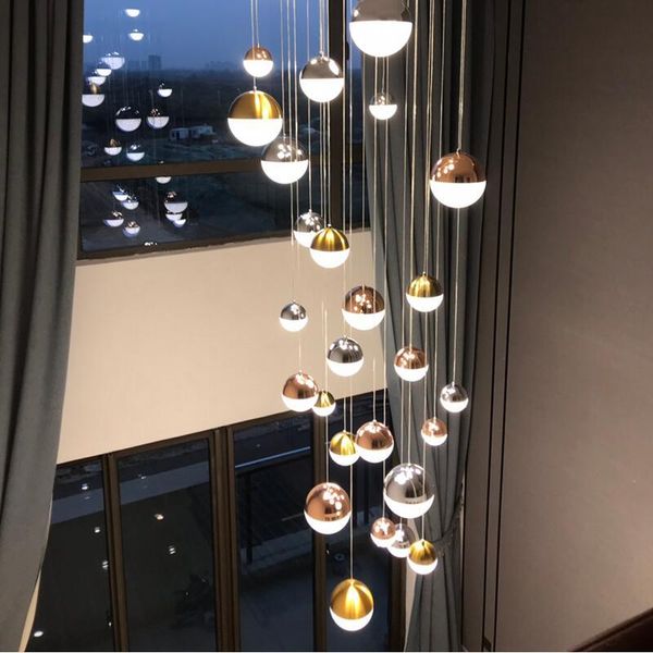 chandeliers nordic led chandelier living room villa duplex spiral staircase crystal sand ball club decoration long
chandeliers nordic led chandelier living room villa duplex spiral staircase crystal sand ball club decoration long