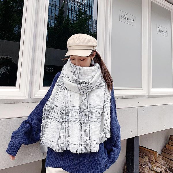 scarves ins plaid big warm knitted scarf women 2021 winter solid casual cashmere like long shawl ladies elegant pashmina, Blue;gray
scarves ins plaid big warm knitted scarf women 2021 winter solid casual cashmere like long shawl ladies elegant pashmina, Blue;gray